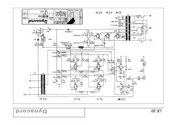 Dynacord LE 120 schematic circuit diagram